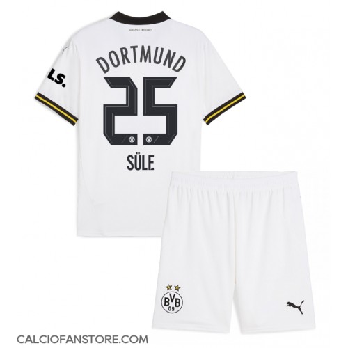 Maglia Calcio Borussia Dortmund Niklas Sule #25 Terza Divisa Bambino 2024-25 Manica Corta (+ pantaloncini)